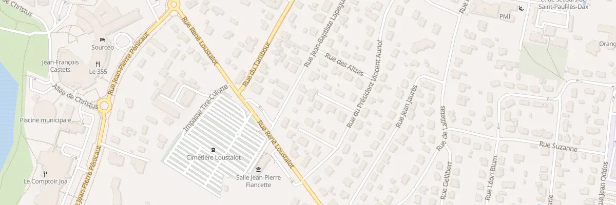 Plan du 8 Rue Jean-baptiste Lapégue à Saint-Paul-lès-Dax
