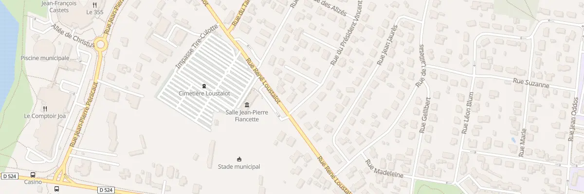 Plan du 1 Rue Vincent Auriol à Saint-Paul-lès-Dax