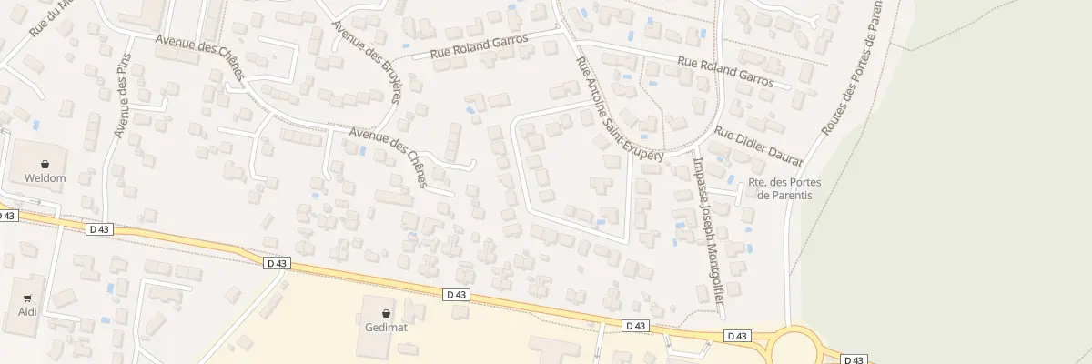 Plan du 137 Rue Georges Guynemer à Parentis-en-Born