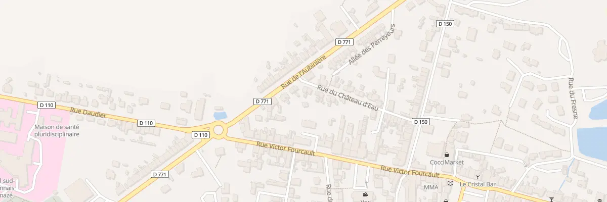 Plan du 23 Rue du Chateau d’Eau à Renazé
