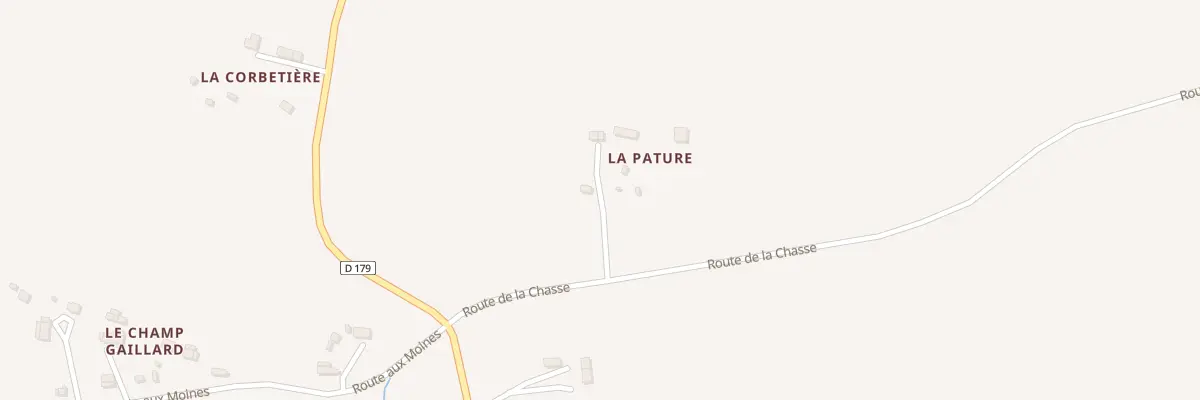 Plan du 1 Rte de la Chasse au Mesnil-Gilbert
