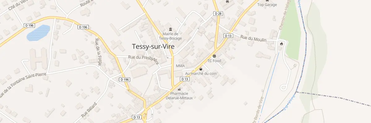 Plan du 2 Res Saint-Pierre à Tessy-Bocage