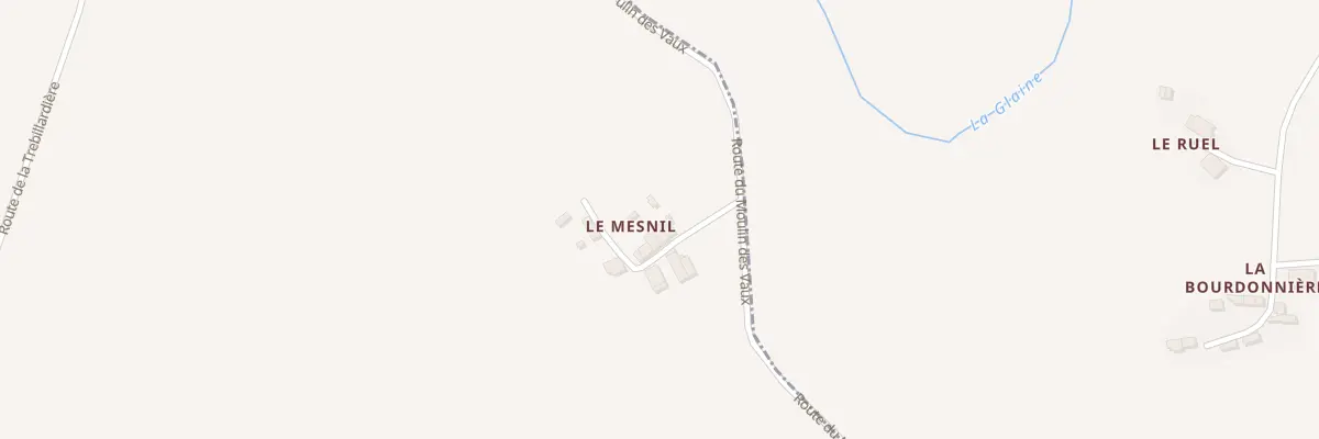 Plan du 12 Le Mesnil au Loroux