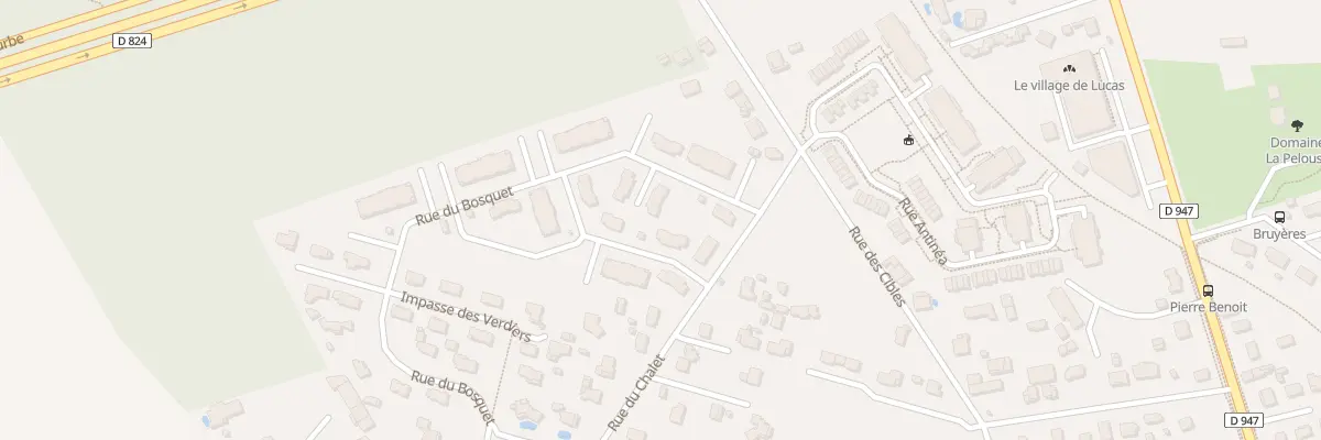Plan du 512 Rue du Bosquet à Saint-Paul-lès-Dax