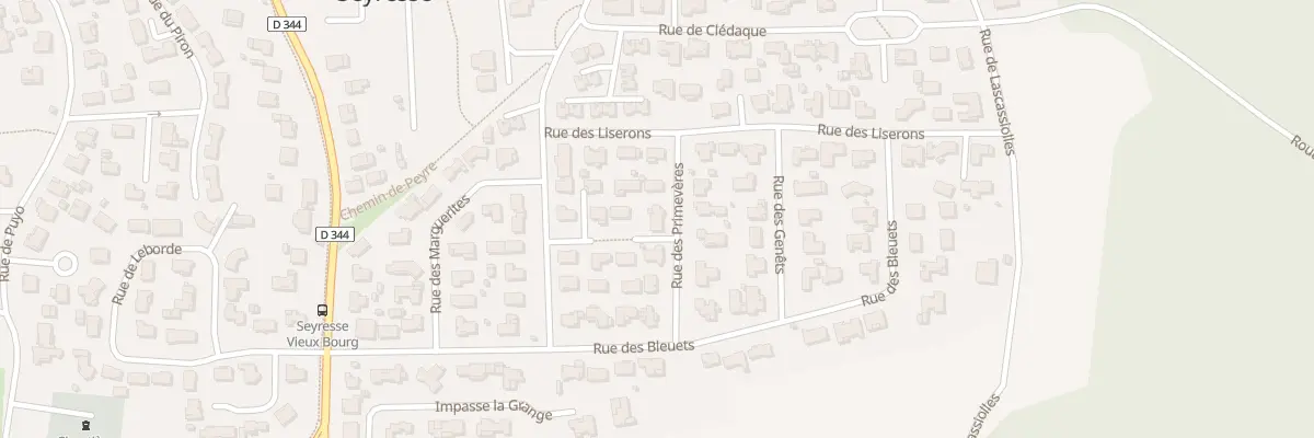 Plan du 5 Rue des Primevères à Seyresse