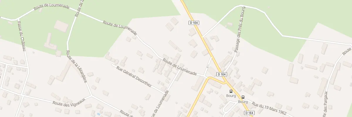 Plan du 6 Rte de Loumenade à Talais