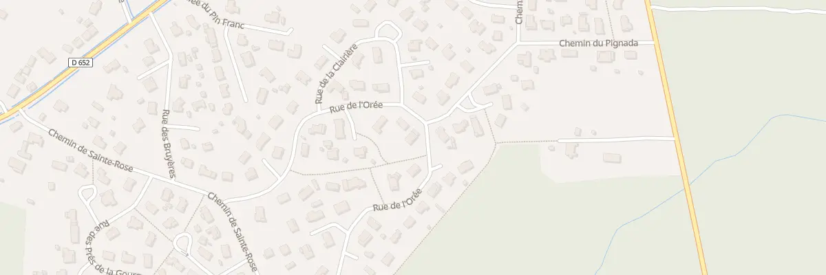 Plan du 340 Rue de l’Orée à Sanguinet