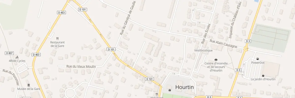 Plan du 20 Rue des Peupliers à Hourtin