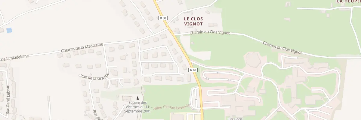 Plan du 252 Rue Capitaine Alfred Dreyfus à Saint-Lô