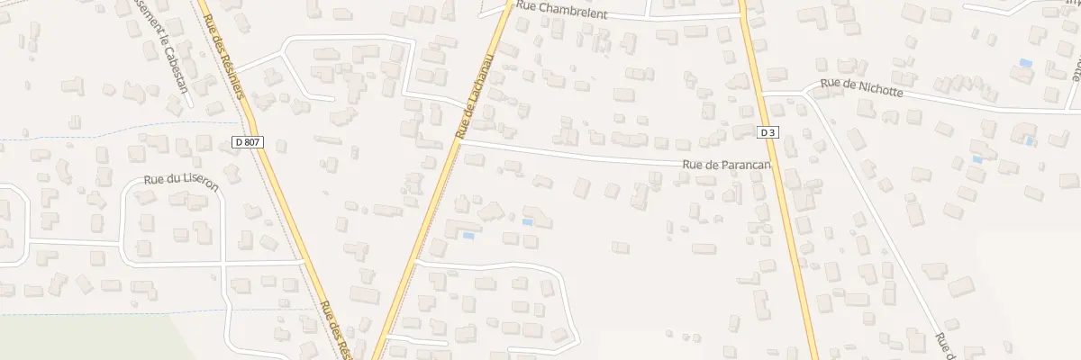 Plan du 14 Rue de Parancan à Hourtin