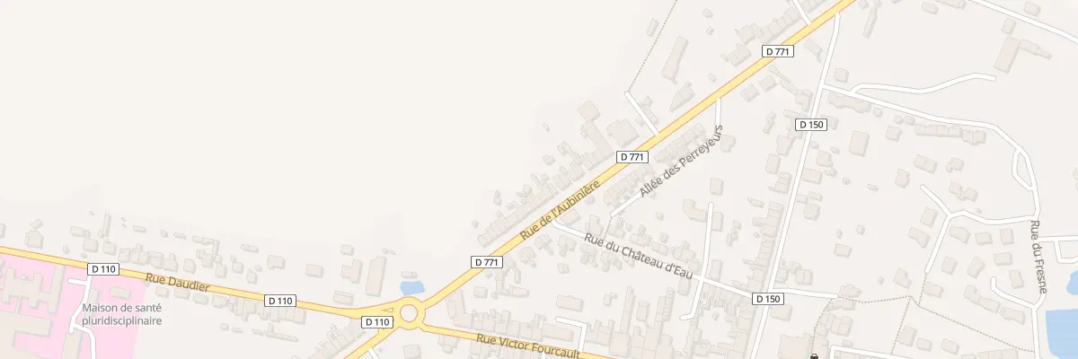 Plan du 21 Rue de l’Aubinière à Renazé