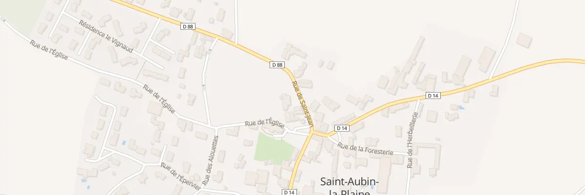 Plan du 9 Rue de St Jean à Saint-Aubin-la-Plaine