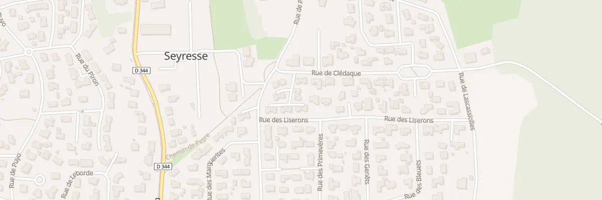 Plan du 7 Imp Cledaque à Seyresse