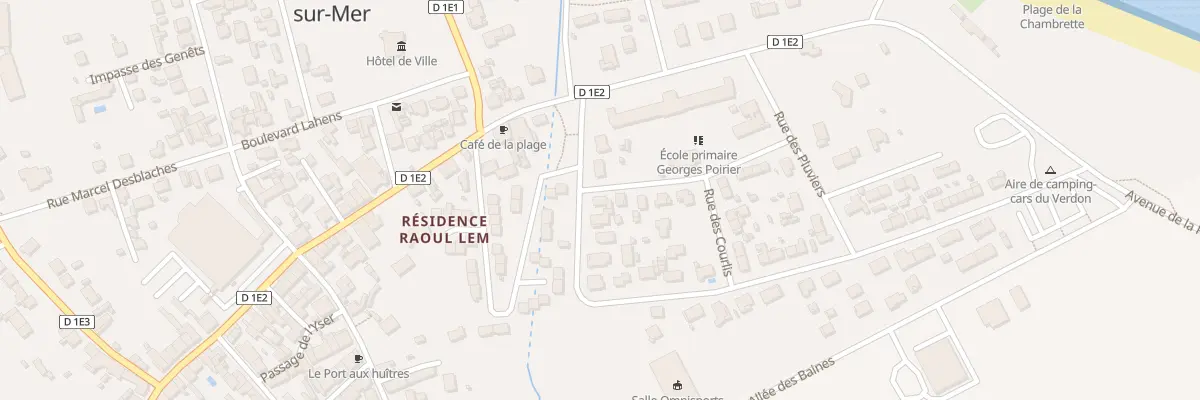 Plan du 9001 Rue des Tourterelles au Verdon-sur-Mer