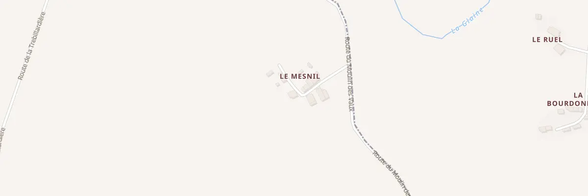 Plan du 18 Le Mesnil au Loroux