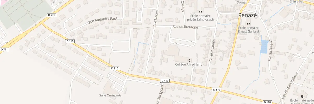 Plan du 5 Rue Neuve à Renazé