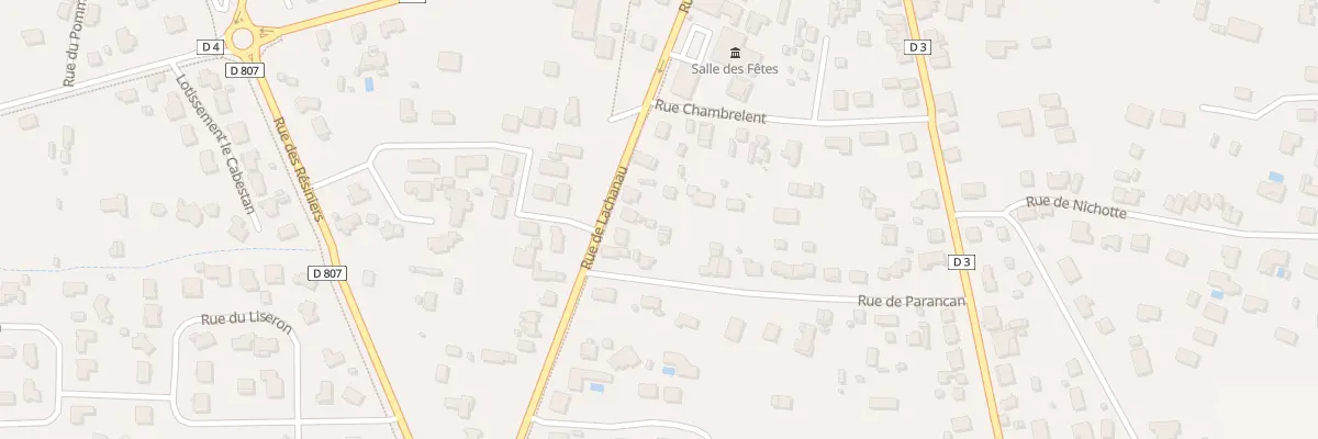 Plan du 16 Rue de Lachanau à Hourtin