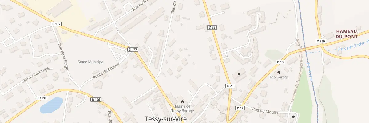 Plan du 8 Rue du 2 Août à Tessy-Bocage