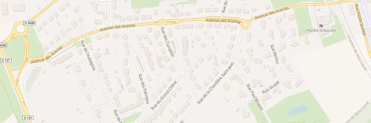 Plan du 15 Rue des camélias à Chantonnay