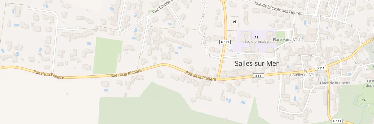 Plan du 4 Rue de la Platière à Salles-sur-Mer