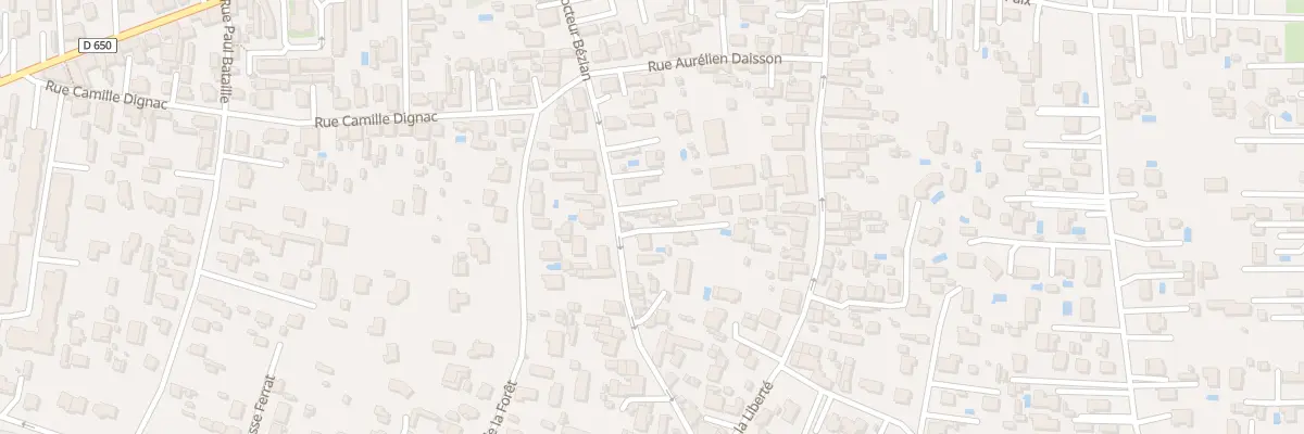 Plan du 29B Rue du Docteur Bézian à Gujan-Mestras
