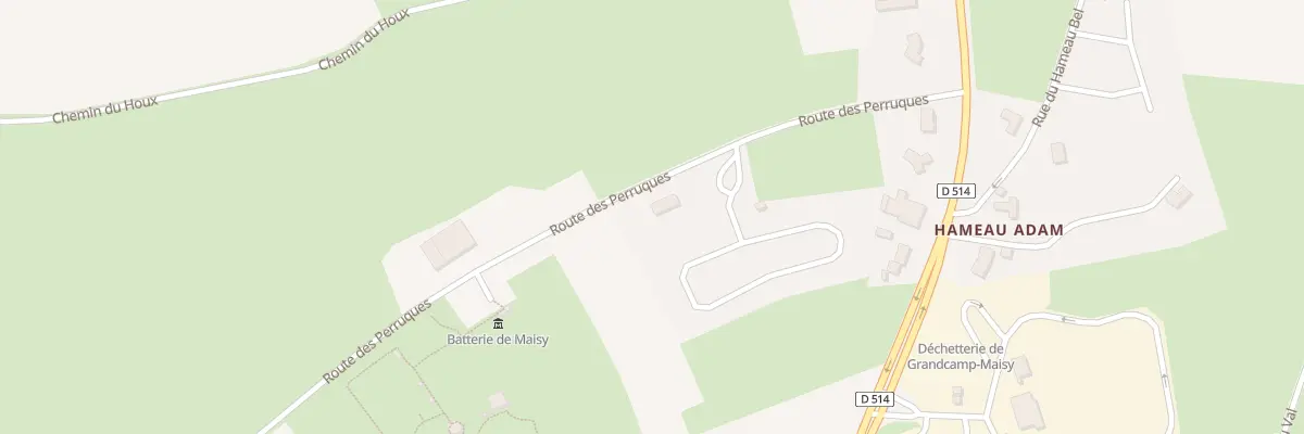 Plan du 5 Rte des Perruques à Grandcamp-Maisy