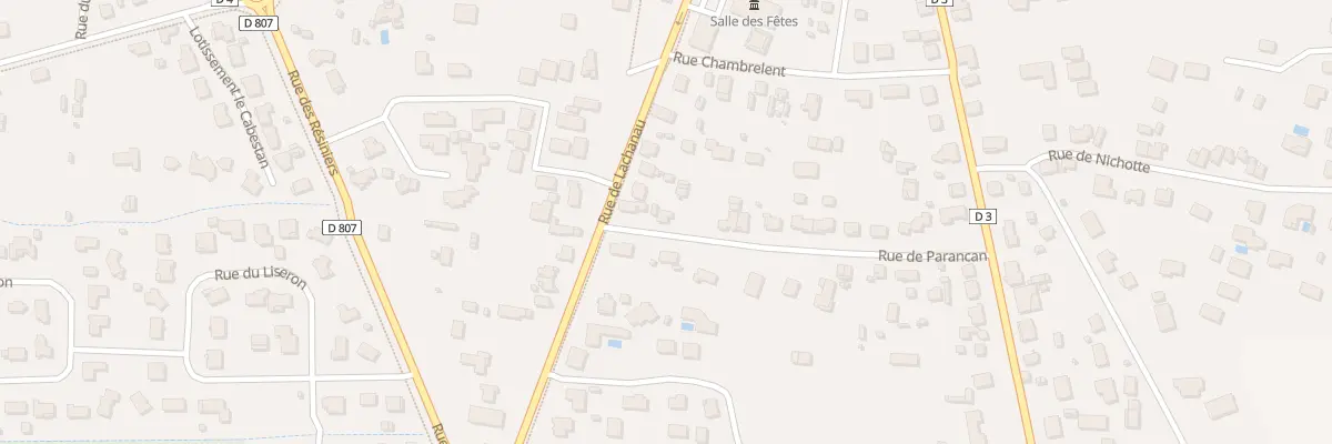 Plan du 21 Rue de Parancan à Hourtin
