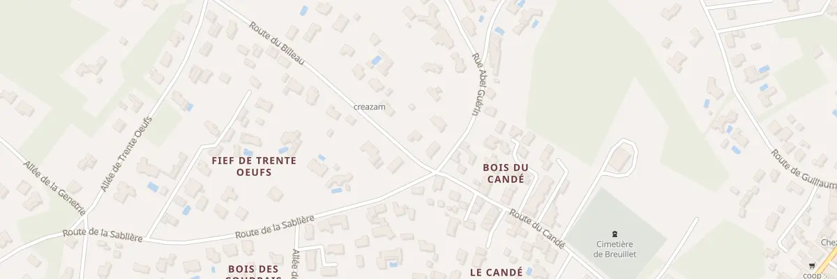 Plan du 2 Rte du Billeau à Breuillet