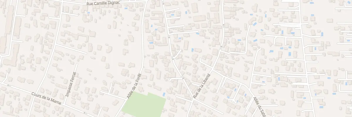 Plan du 43B Rue du Docteur Bézian à Gujan-Mestras