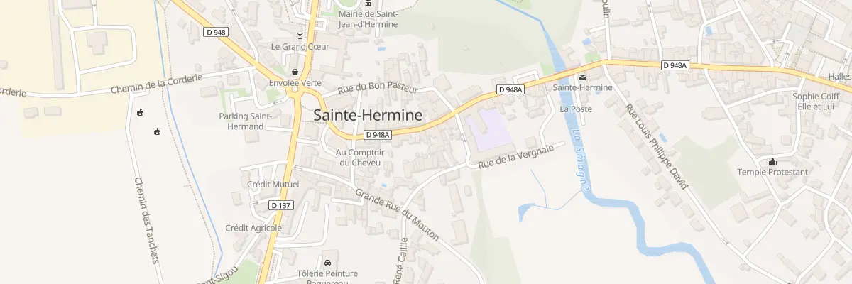 Plan du 15 Rue Georges Clemenceau à Saint-Jean-d’Hermine