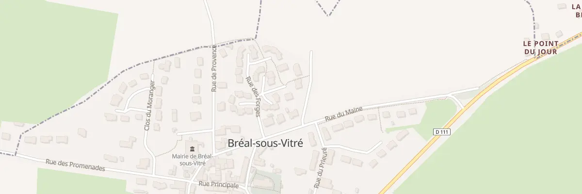 Plan du 27 Rue des Forges à Bréal-sous-Vitré