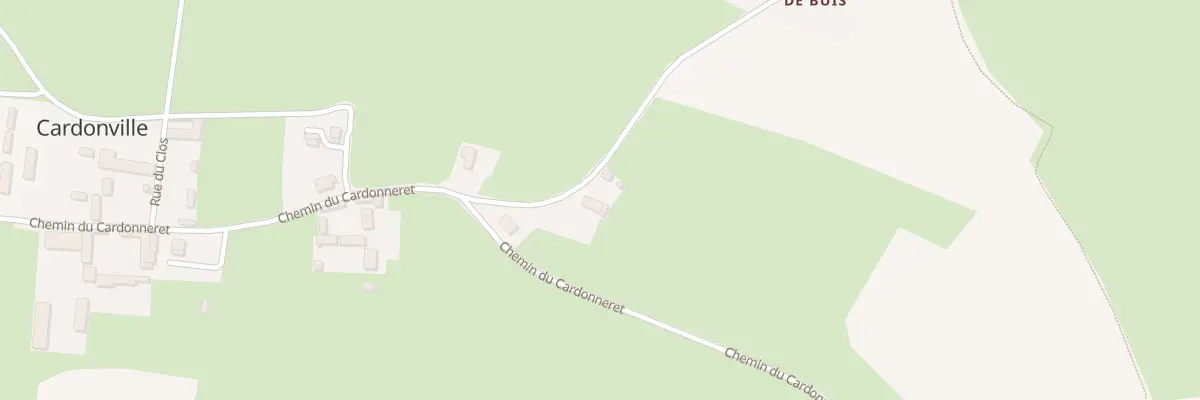Plan du 3 La Haie de Buis à Cardonville