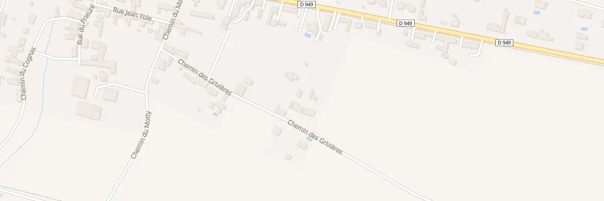 Plan du 25 Che des Grivières à Nalliers