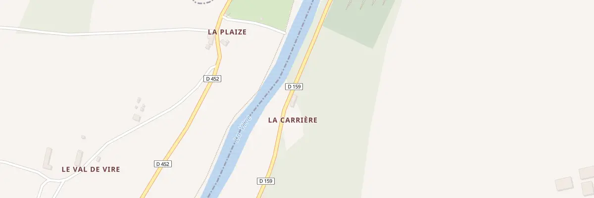 Plan du 1 La Carrière à Domjean