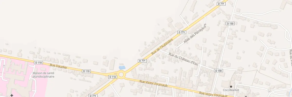 Plan du 5 Rue de l’Aubinière à Renazé