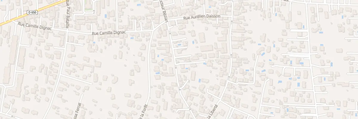 Plan du 29 Rue du Docteur Bézian à Gujan-Mestras
