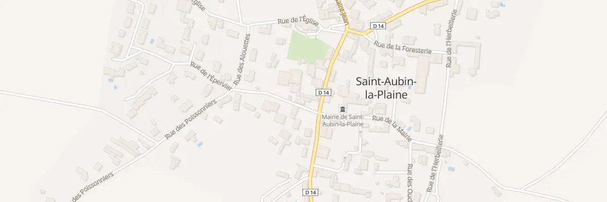 Plan du 2 Rue de la boulangerie à Saint-Aubin-la-Plaine