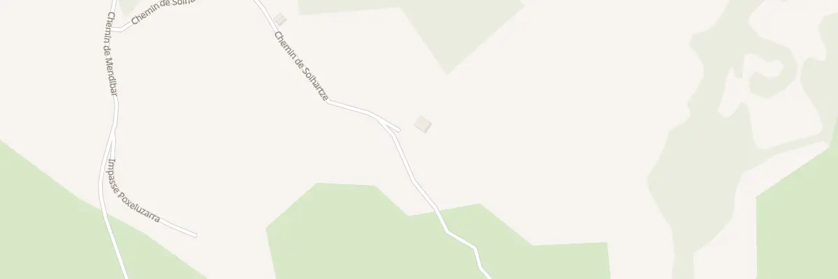 Plan du 439 Che de Soihartze à Orsanco
