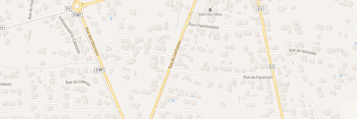Plan du 18 Rue de Lachanau à Hourtin