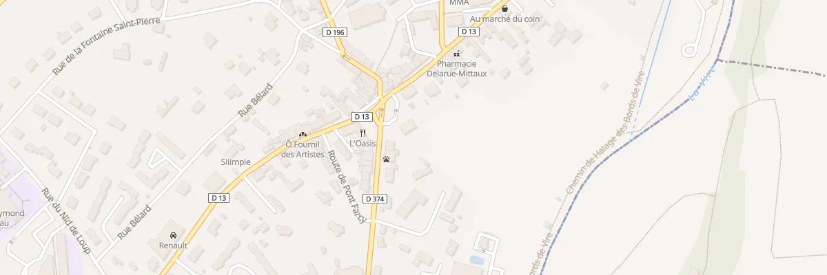 Plan du 3 Place de la Libération à Tessy-Bocage