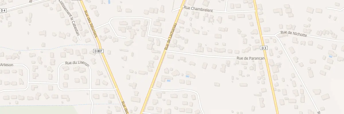 Plan du 18 Rue de Parancan à Hourtin