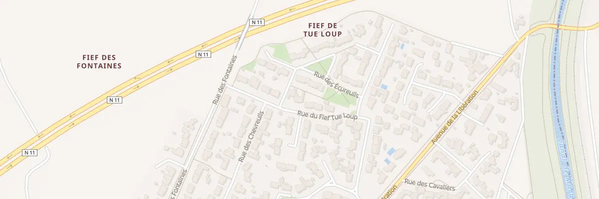 Plan du 58 Rue du Fief Tue Loup à Dompierre-sur-Mer