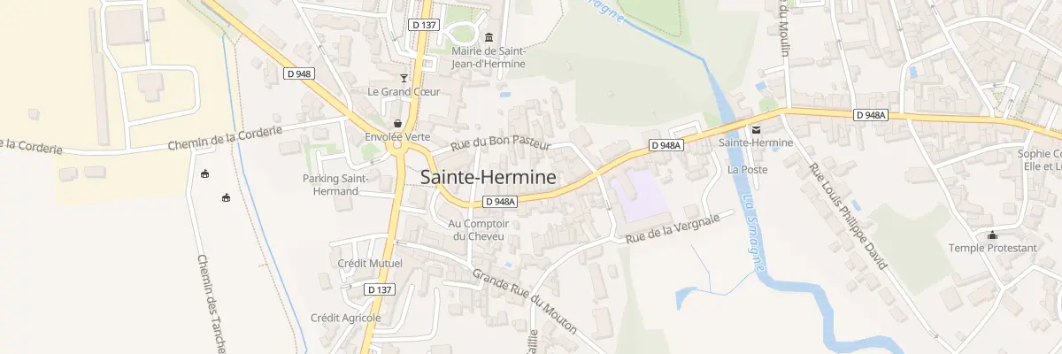 Plan du 16 Rue Georges Clemenceau à Saint-Jean-d’Hermine