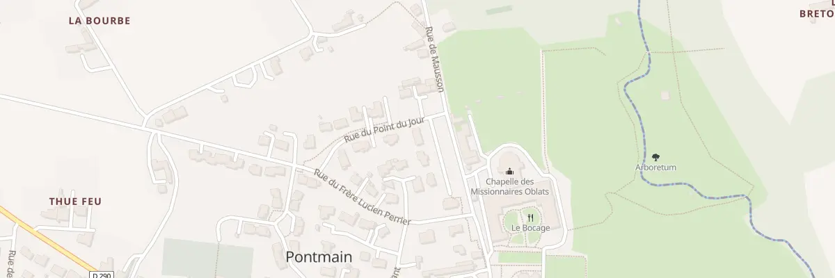 Plan du 1 Rue du Point du Jour à Pontmain