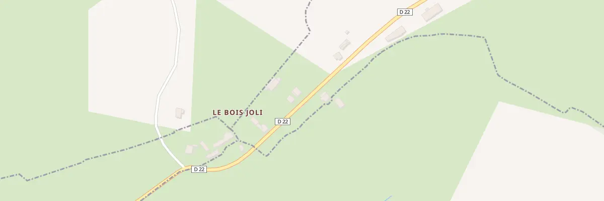 Plan du 5100 Bois Joly à La Pellerine