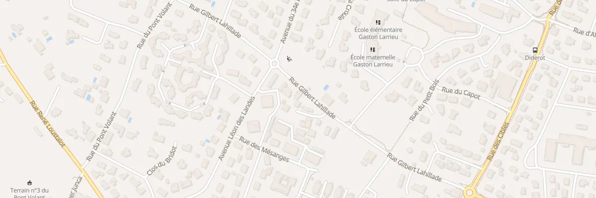 Plan du 979 Rue Gilbert Lahillade à Saint-Paul-lès-Dax