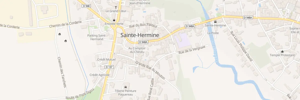 Plan du 7 Rue Georges Clemenceau à Saint-Jean-d’Hermine