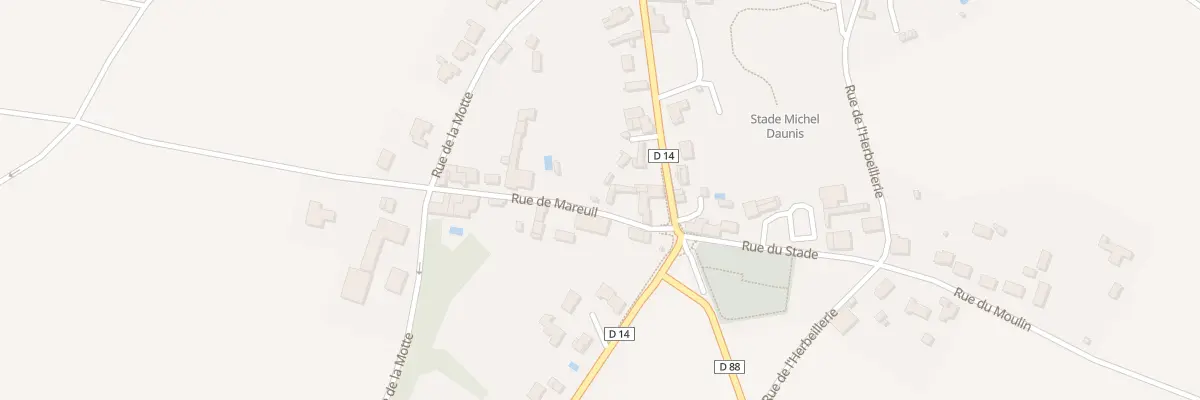 Plan du 4 Rue de mareuil à Saint-Aubin-la-Plaine