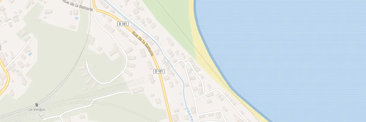 Plan du 26 Rue de la Batterie au Verdon-sur-Mer