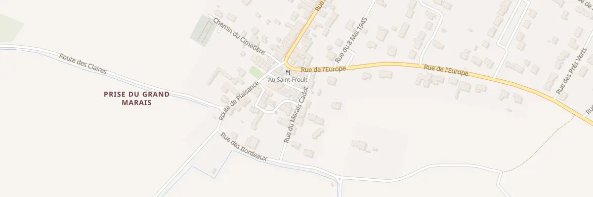 Plan du 8 Rue du Marais Cadot à Saint-Froult